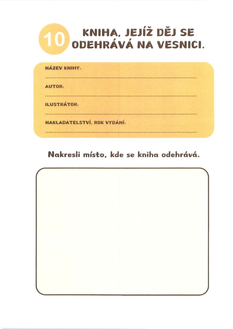 Čtenářský deník Čtenářský deník